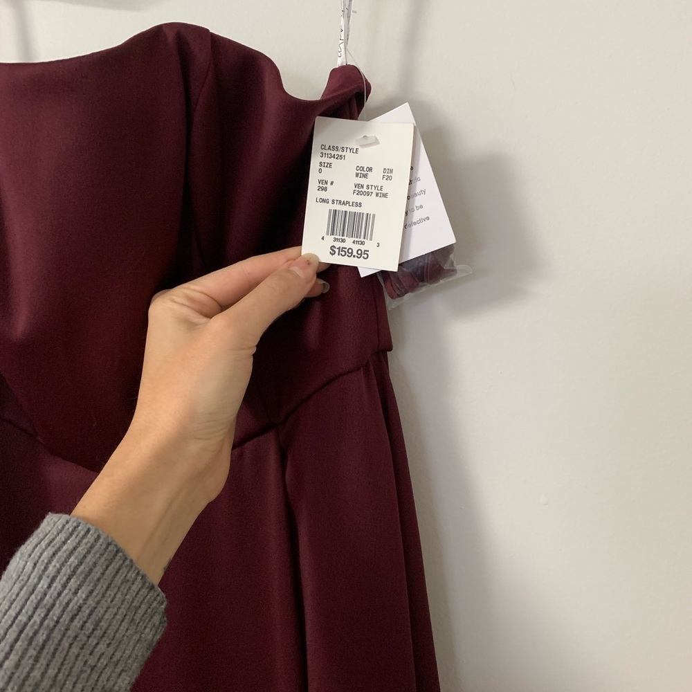 David’s bridal bridesmaid dress